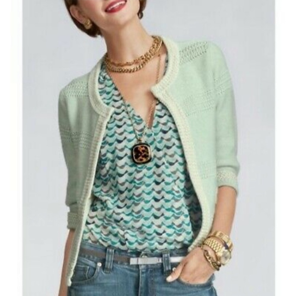 CAbi Society Knit Cardigan Sweater